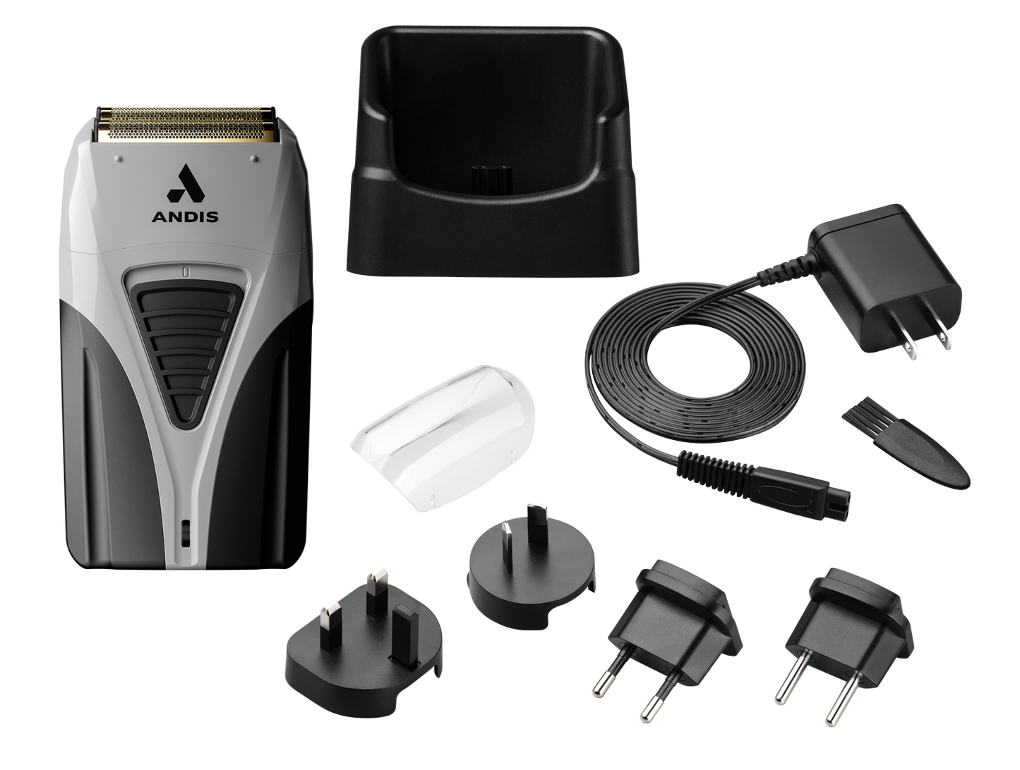 Professioneller Haarschneider mit Zubehör
