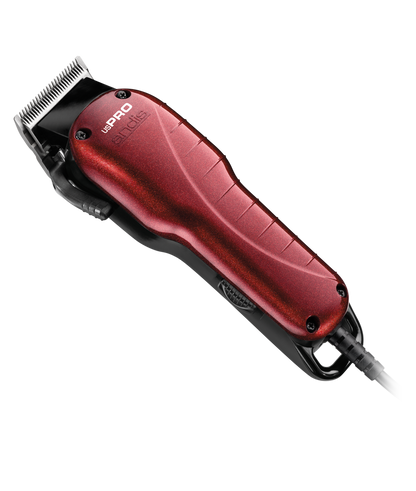 Roter Profi-Haarschneider für Friseure