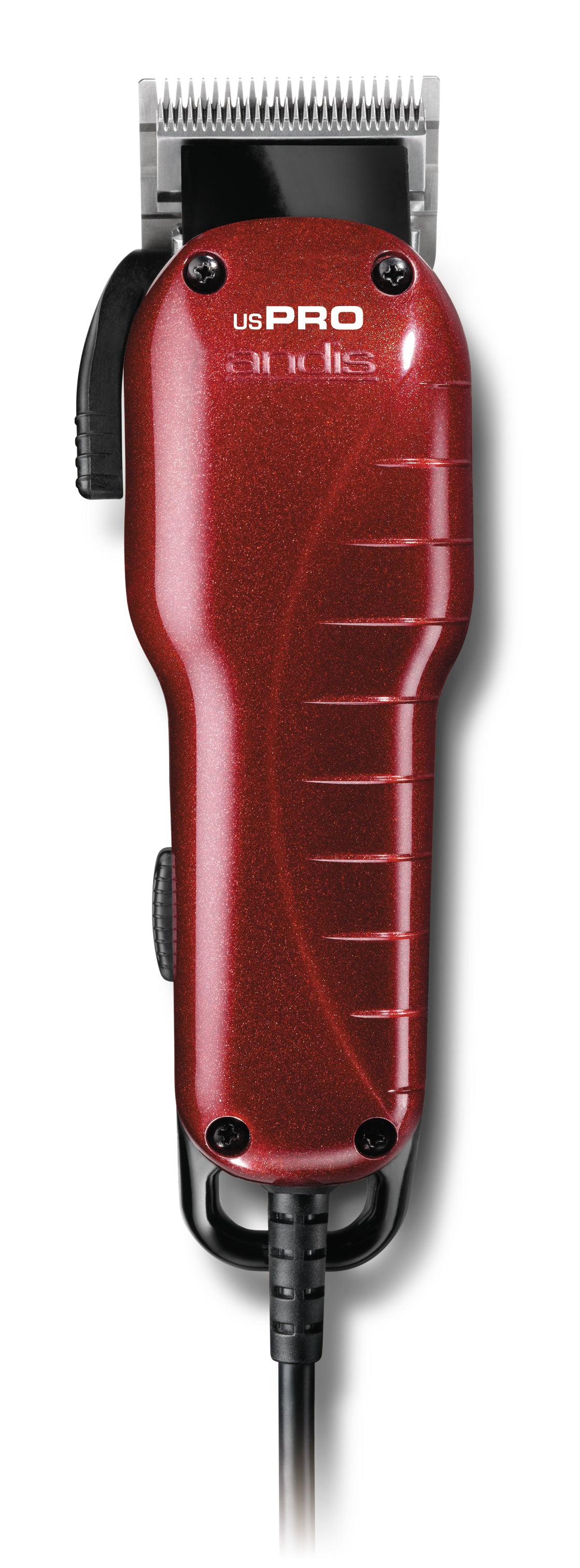 Roter Profi-Haarschneider für Friseure