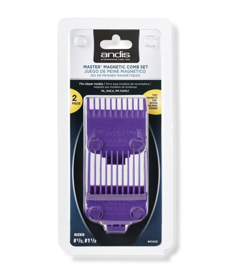 Lila magnetische Clipper-Aufsätze Verpackung